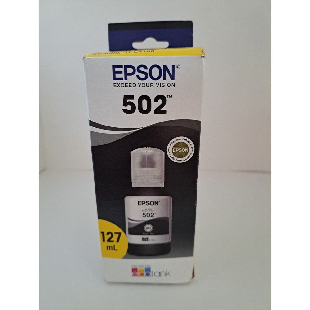 EPSON 502 Ink Bottle Exp 2027 ( 127ml ) Black